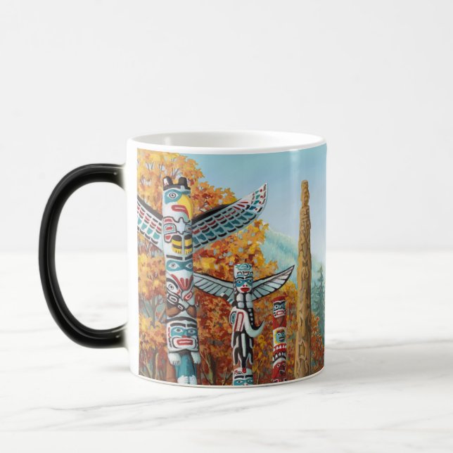 Den Vancouver souvenir Morfing kuper Magisk Mugg (Vänster)
