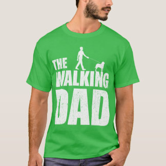 Den vandrande pappan Labrador hund vandring älskar T Shirt