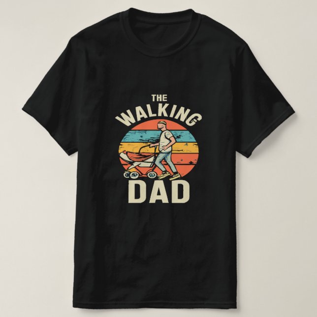 den vandrande pappan t shirt (Design framsida)