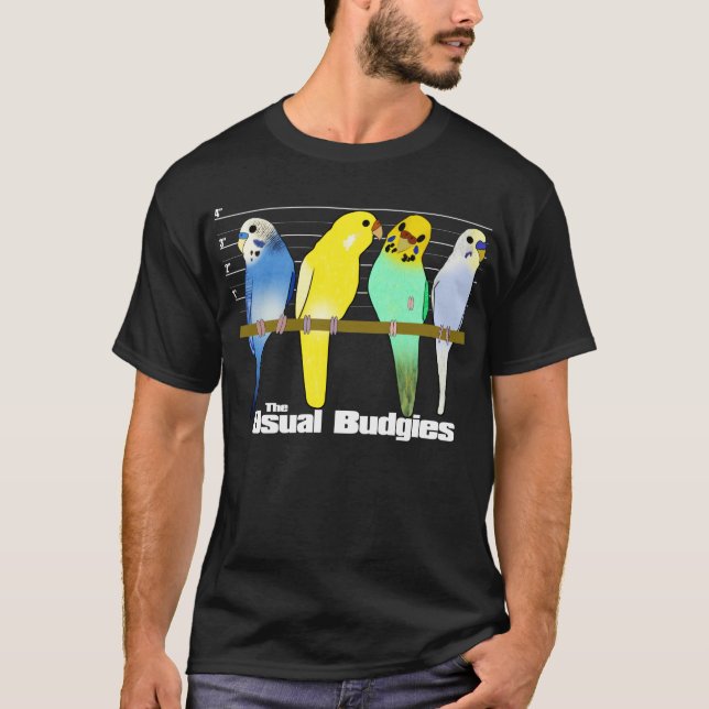 Den vanliga Budgies T-tröja T Shirt (Framsida)