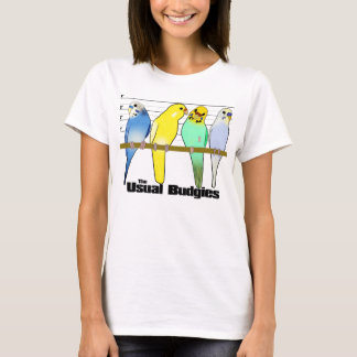 Den vanliga Budgies T-tröja T-shirt