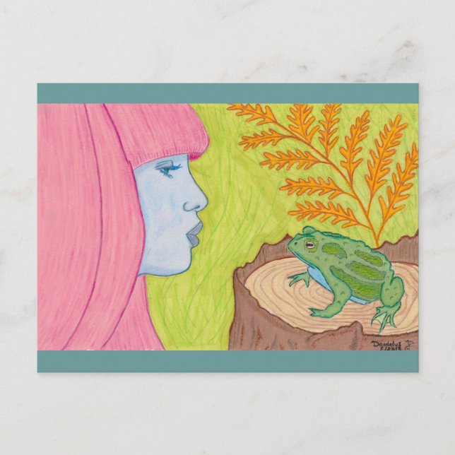 "Den vanliga historien" av Daedelys Vykort (Framsida)