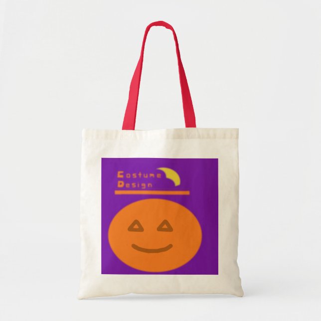Den vänliga pumpkin Treat Tote Tygkasse (Framsidan)