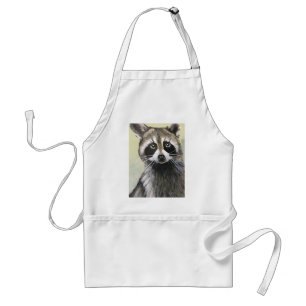 Den vänliga raccoonen förkläde