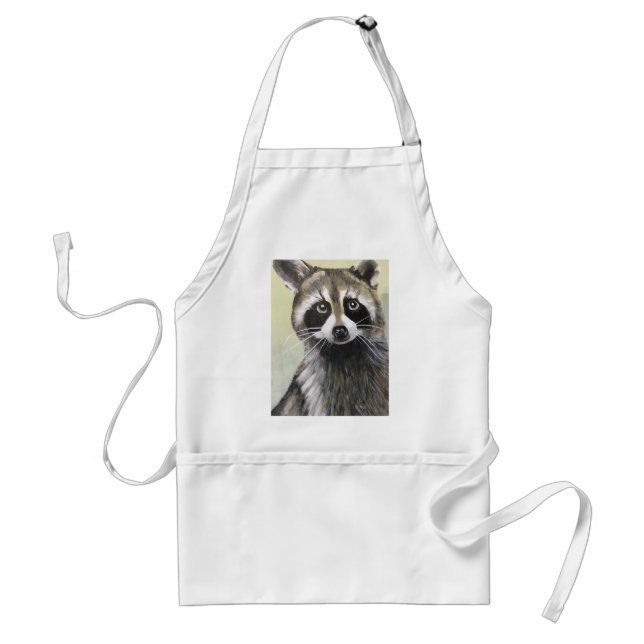 Den vänliga raccoonen förkläde (Framsidan)