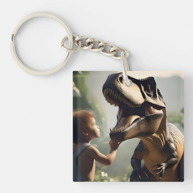 Den vänliga T-Rex som Kärlek en pat (Framsidan)