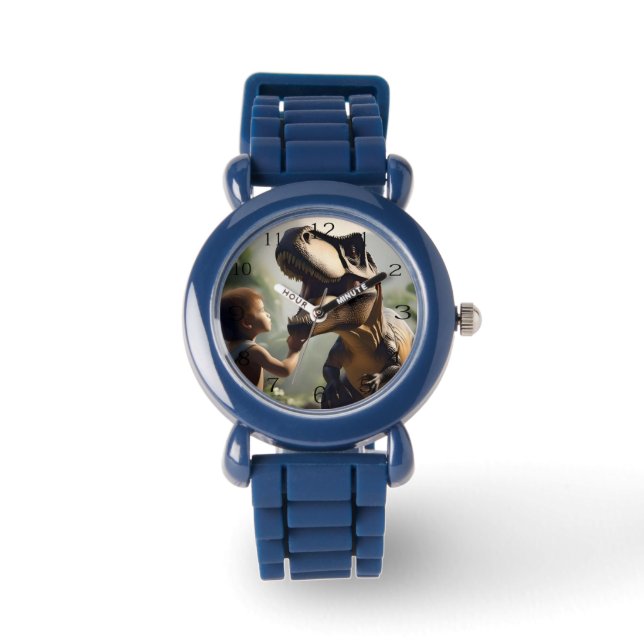 Den vänliga T-Rex som Kärlek en pat Armbandsur (Framsida)