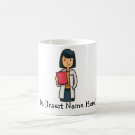 Den vanligaste anpassade Personligen Female Cute D Kaffemugg