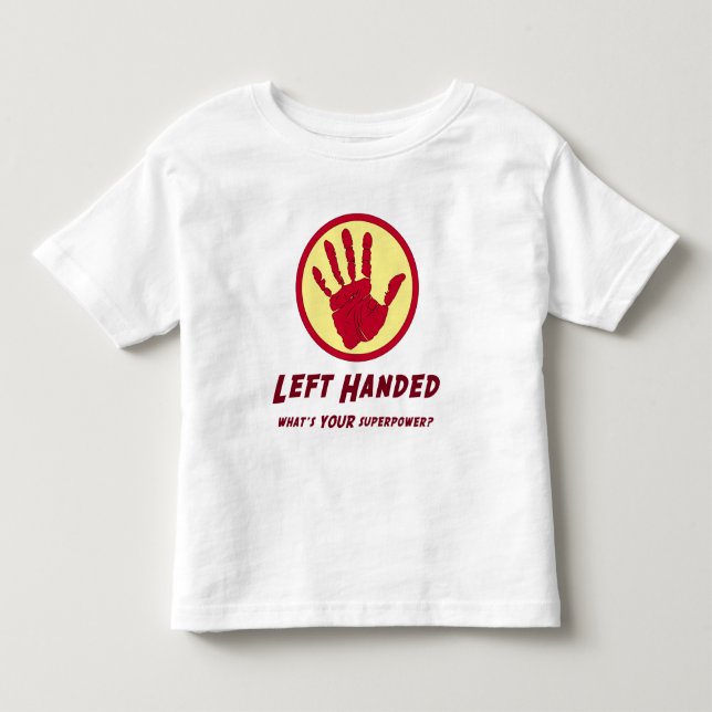 Den vänsterhänta toppen driver t-shirt (Framsida)