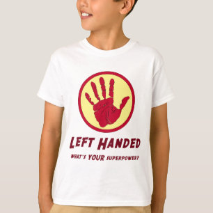Den vänsterhänta toppen driver t shirt