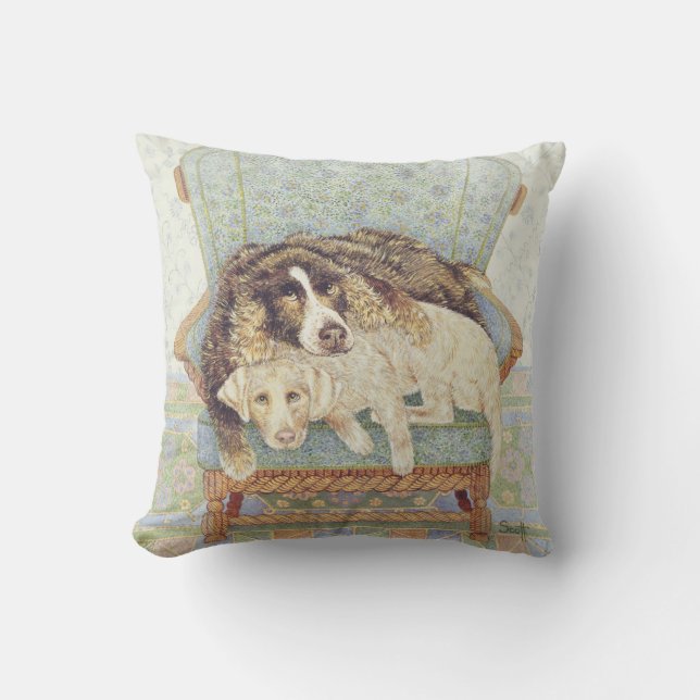 Den väntande leken kudde (Framsida)