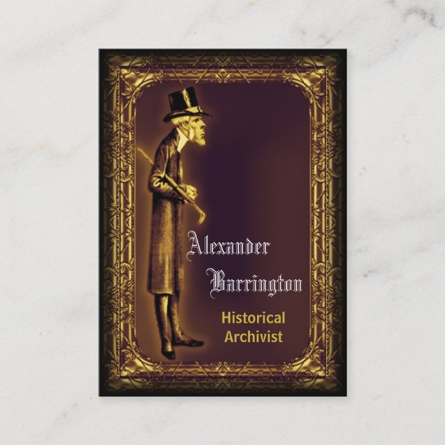 Den väntanHenri professionellen Visitkort (Framsida)