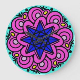 Den var gjord av stjärnor stor klocka