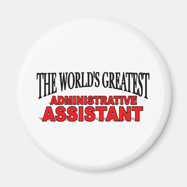 Den Världsmästare administrativa assistenten Magnet (Framsidan)