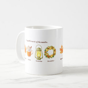 Den varma mars månad - höstsymbolen kaffemugg