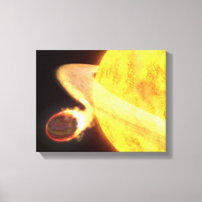 Den varmaste kända planeten på Milky Way Canvastryck (Framsida)