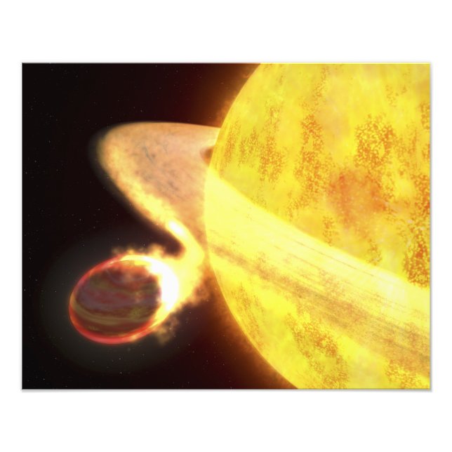 Den varmaste kända planeten på Milky Way Fototryck (Framsidan)