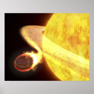 Den varmaste kända planeten på Milky Way Poster