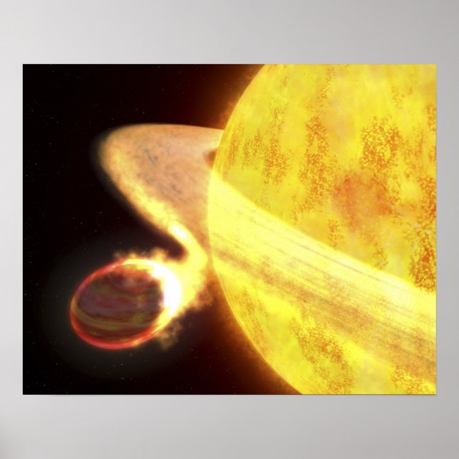 Den varmaste kända planeten på Milky Way Poster (Framsidan)