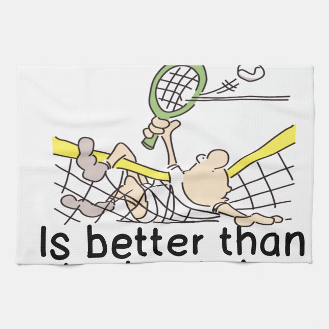 DEN VÄRST DAGEN PÅ TENNISBANAN - SOM ÄR BÄTTRE ÄN KÖKSHANDDUK (Horisontell)