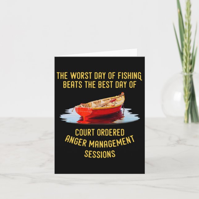 Den värsta fiskedagen är den bästa dagen för kaos kort (Framsida)