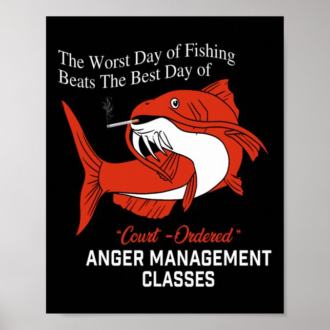 Den värsta fiskedagen är den bästa dagen för kaos poster (Framsidan)