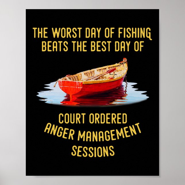 Den värsta fiskedagen är den bästa dagen för kaos poster (Framsidan)