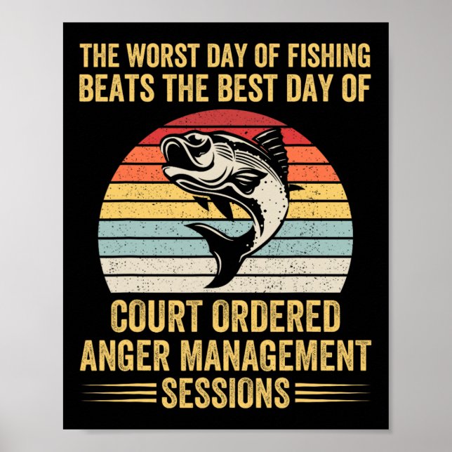 Den värsta fiskedagen är den bästa dagen för kaos poster (Framsidan)