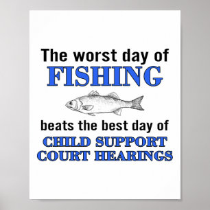 Den värsta fiskedagen slår den bästa dagen med Chi Poster