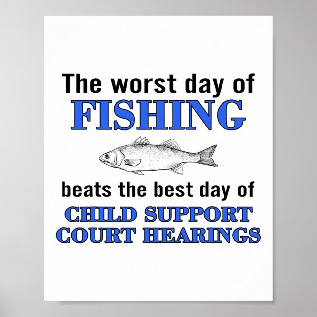 Den värsta fiskedagen slår den bästa dagen med Chi Poster (Framsidan)