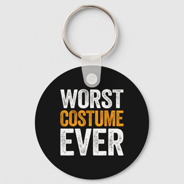 Den värsta kostymen någonsin Halloween Costume Nyckelring (Framsida)