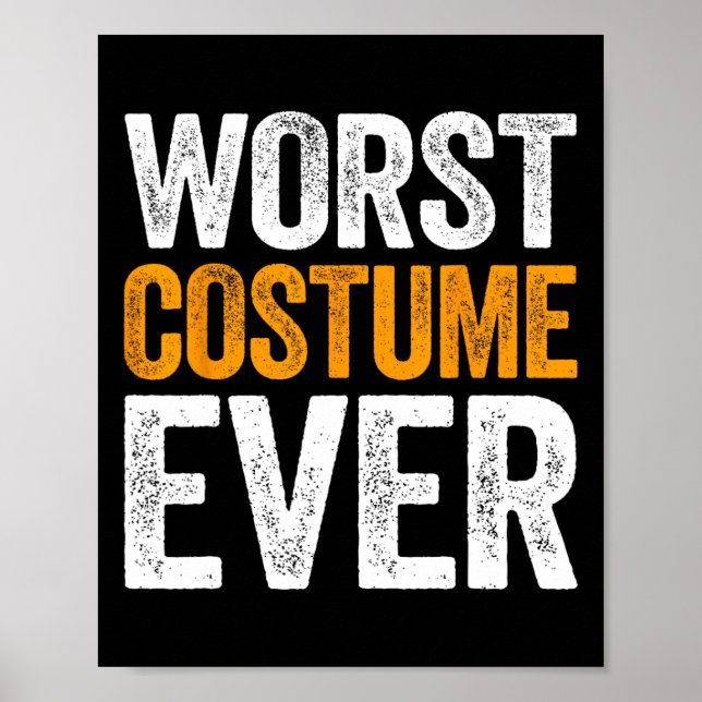 Den värsta kostymen någonsin Halloween Costume Poster (Framsidan)