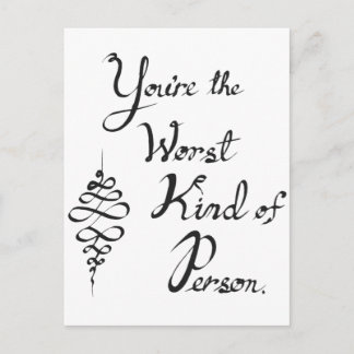 Den värsta typen av vykort