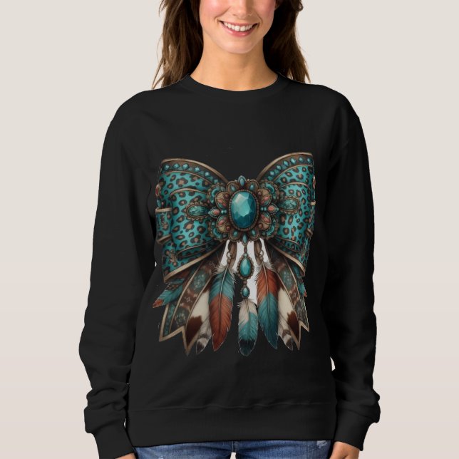 den västerländska bågstil t shirt (Framsida)