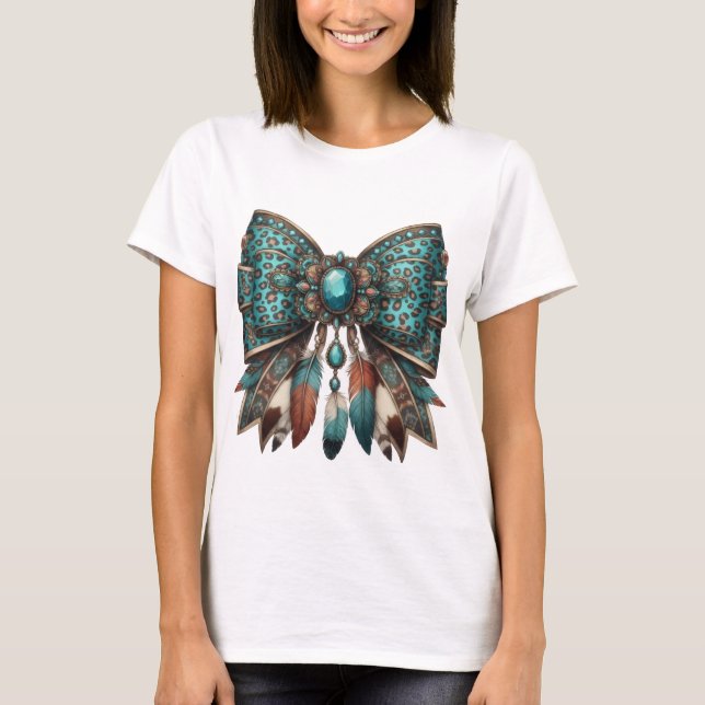 den västerländska bågstilen t shirt (Framsida)