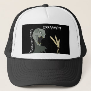 Den vegetariska zombien önskar Graaaains! Keps