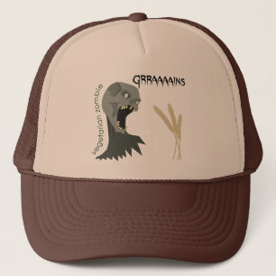 Den vegetariska zombien önskar Graaaains! Keps