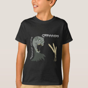 Den vegetariska zombien önskar Graaaains! T-shirt