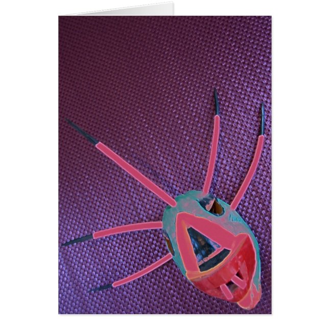 Den Vejigante kokosnöten maskerar från Puerto Rico Hälsningskort (Framsidan)