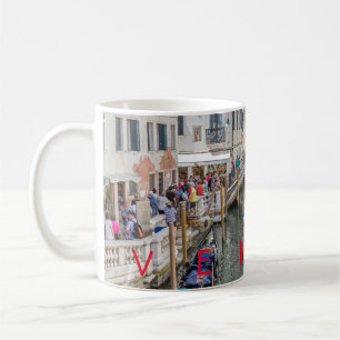 Den Venedig kanalen och överbryggar kaffemuggen Kaffemugg
