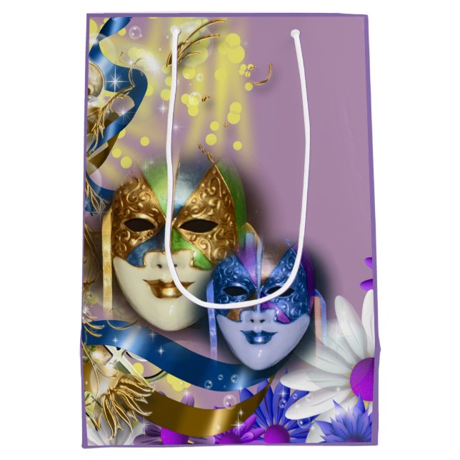Den Venetian maskeradquinceaneraen maskerar (Baksidan)