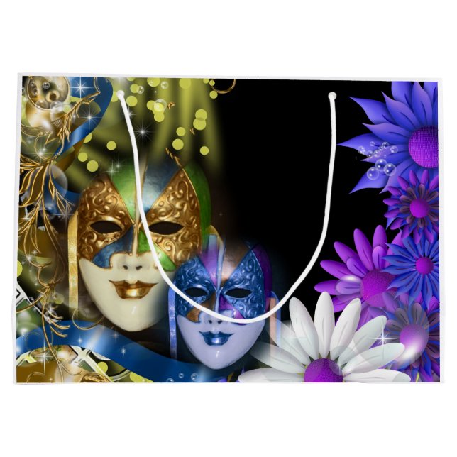 Den Venetian maskeradquinceaneraen maskerar (Baksidan)