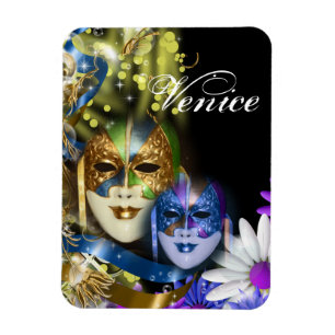 Den Venetian maskeradquinceaneraen maskerar Magnet
