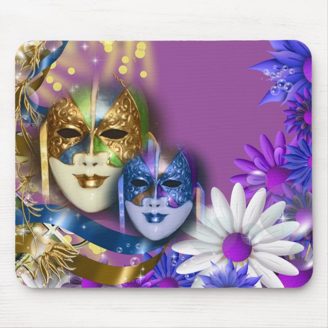 Den Venetian maskeradquinceaneraen maskerar Musmatta (Framsidan)
