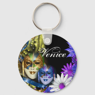 Den Venetian maskeradquinceaneraen maskerar Nyckelring