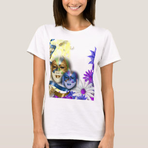 Den Venetian maskeradquinceaneraen maskerar T-shirt