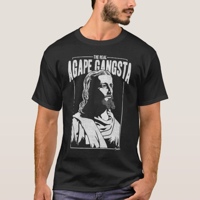 Den verkliga Agape Gangstaen Tröja (Framsida)