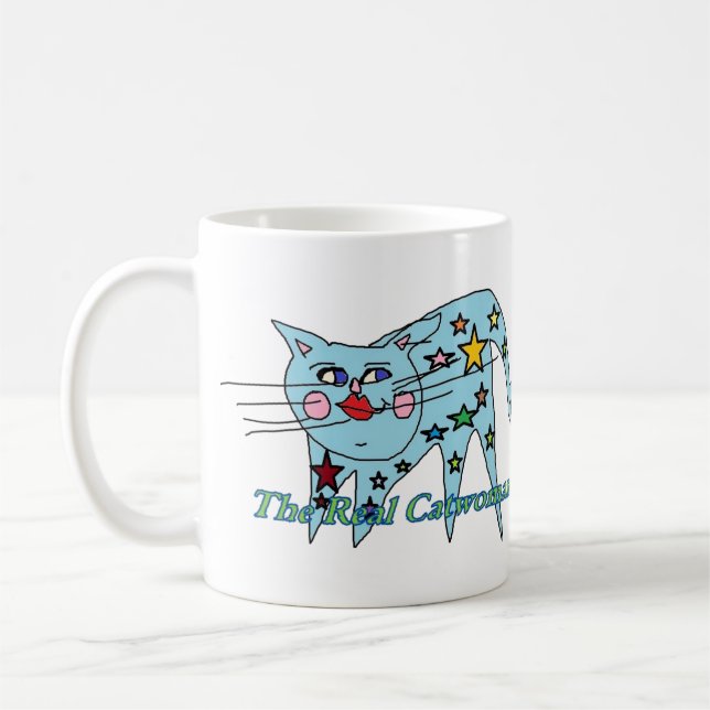 den verkliga catwomanmuggen kaffemugg (Vänster)