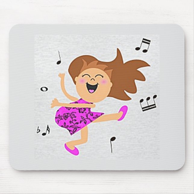 DEN VERKLIGA "DANCINGEN QUEEN" MOUSEPAD MUSMATTA (Framsidan)
