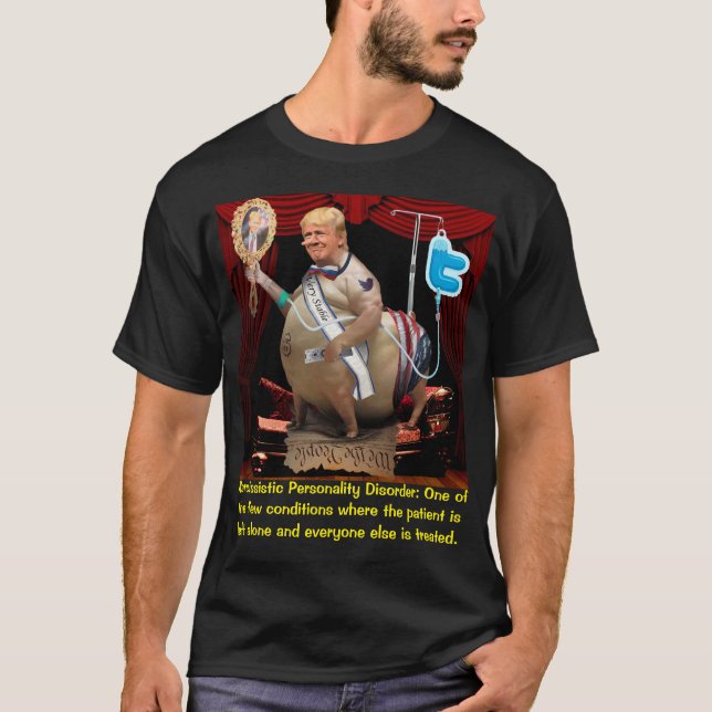 Den verkliga Donald Trump T Shirt (Framsida)